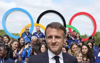 Macron fait un parallèle entre le succès des JO et la coupe du monde 1998